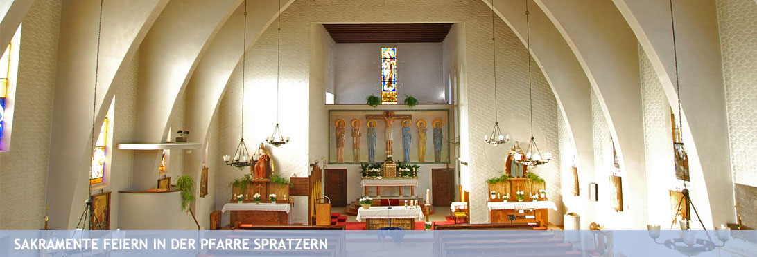 GOTTESDIENSTE IN DER PFARRE SPRATZERN